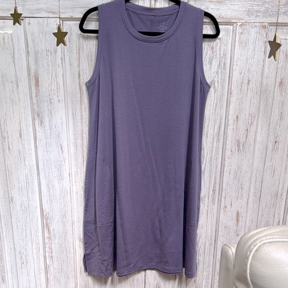 Wool X Merino Wool Lightweight Dress in a Large in a lavender grape color - NWOT - Picture 2 of 5